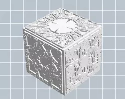 The Lament Configuration Puzzle Box 3D puzzle box design from Hellraiser - 1987 Film