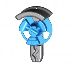 Wall Mount Headphone Holder with Cable Management Spool