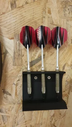 Wall Mounted Dart Holder for 3 darts