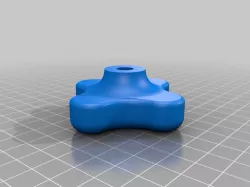 1/4" (.25") 4 point knob for 1/4" Bolt and Nuts