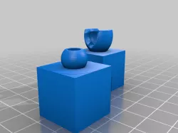 1x1x2 Rubiks with pop into place core 