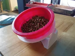 25 Deg Angled Cat Bowl Holder