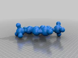 3D Caffeine Molecule