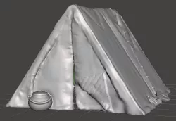 Adventurer's Camp - Tents - Empty Remix