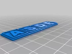 ASDF Keychain
