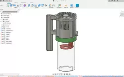 Bagless vacuum cleaner - battery power