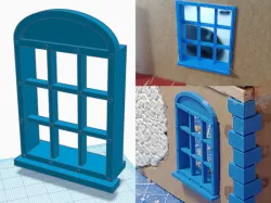 Big window for tabletop buildings