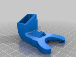 BLV 3D-printer part: modified MK3 fan blower, now with easy insert of 2 square M3 nuts