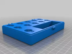 Box for Drill Holder and Collets 