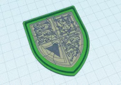 British / UK Coin Holder Coat of Arms Shield