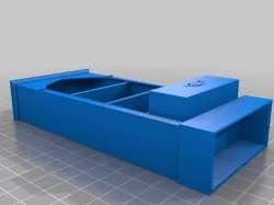 Cabinet with open drawer