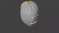 crappy human head