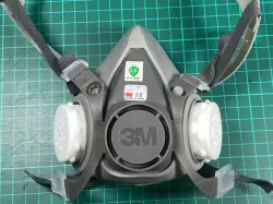 Custom filter respirator mask 3M 6000-6200