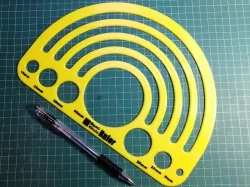 Custom Semi-Circle Ruler/Template 