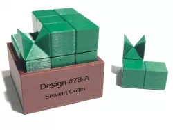 Design No. 78-A - Assembly puzzle by Stewart Coffin (STC #78-A)