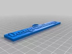Dodge Challenger Keychain