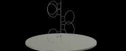drone cork screw bracket setup