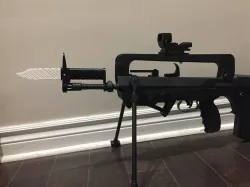 FAMAS Cybergun airsoft gun bayonet 