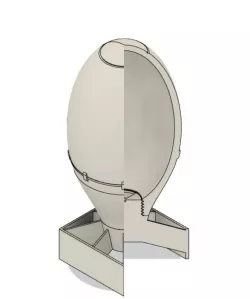 Fat Man inspired hidden storage