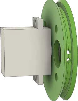 FS90 servo motor wheel