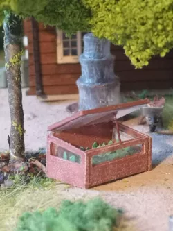 HO/H0 Scale Growing Box/ Greenhouse