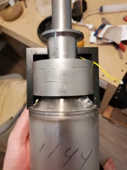 Hybrid 98 cryocooler water cooling jacket