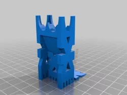 Khorne Logo 12mm die holder