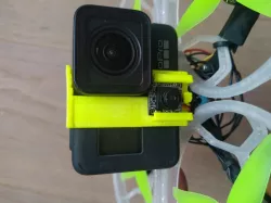 Light Gopro Hero 7 Mount for AIO boards