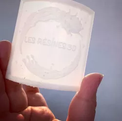 Lithopanie logo resine3D