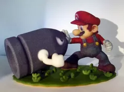 Mario Vs Bullet Bill