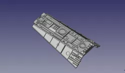 Millennium falcon star wars Kenner hasbro toy repro parts