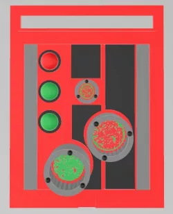 Multi-Material Star Wars Death Star Wall Panel
