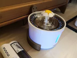 Pet Water Fountain Spill Prevention