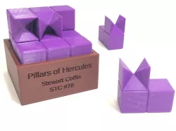 Pillars of Hercules - Assembly puzzle by Stewart Coffin (STC #78)