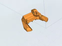 Prusa Mk3 Fan Duct for MK3s with mosquito hotend and BMG extruder