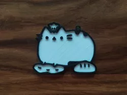 Pusheen (baker) Keychain
