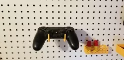 Reasonably Universal Controller Hook for Standard 1" Pegboard