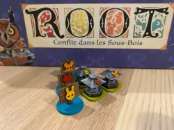 ROOT BoardGame - Tokens 3D Riverfolk expansion