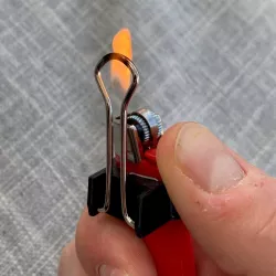 Self Sanitising Button Presser BIC Lighter Modification