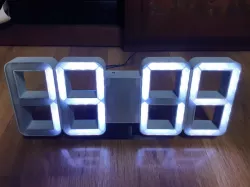 seven segment digital clock (ws2812)