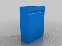 Sliding card box