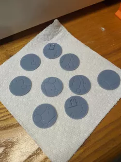 Space Egyptian Base Tops for Wargaming