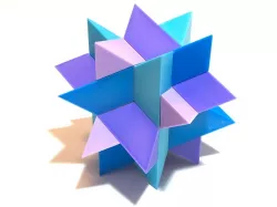 Superstar / Third Stellation - Interlocking puzzle by Stewart Coffin (STC #50)