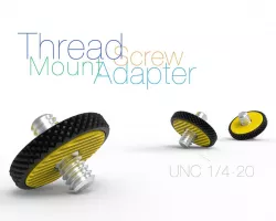 Thread Screw Mount Adapter UNC 1/4-20