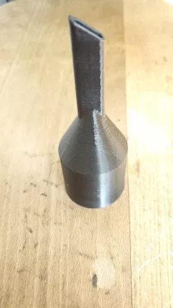 Vacuum nozzle for cleaning keyboards, 1.25" hose nozzle