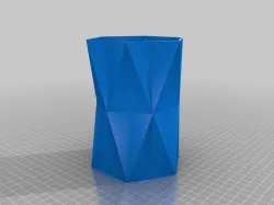 Vase twisted hexagons