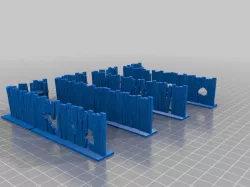 28mm Tabletop - Wooden Fence System