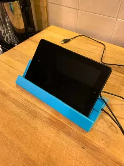 Amazon Kindle Fire 7" Stand with Integrated Cable (2015 aka 5th) 
