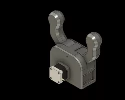 AMBU actuator driven by a NEMA17 stepper motor