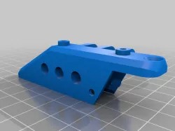 Axial wraith / bomber / rr10 rear upper link mount servo 